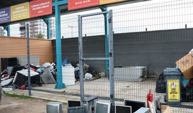Nilüfer'de elektronik atıklar kontrollü şekilde toplanıyor