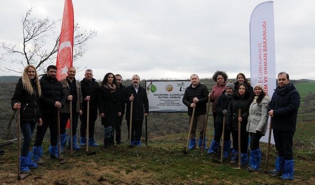 Trakya Kalkınma Ajansı'ndan Süleymanpaşa'da 2 bin fidanlık hatıra ormanı