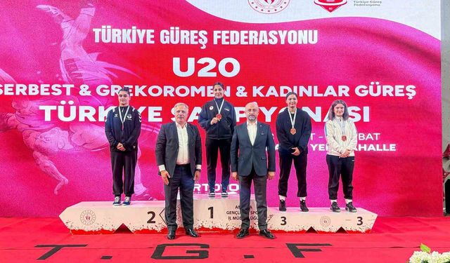 U20 Kadınlar Güreş Türkiye Şampiyonası tamamlandı