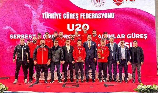 U20 Serbest Güreş Türkiye Şampiyonası sona erdi
