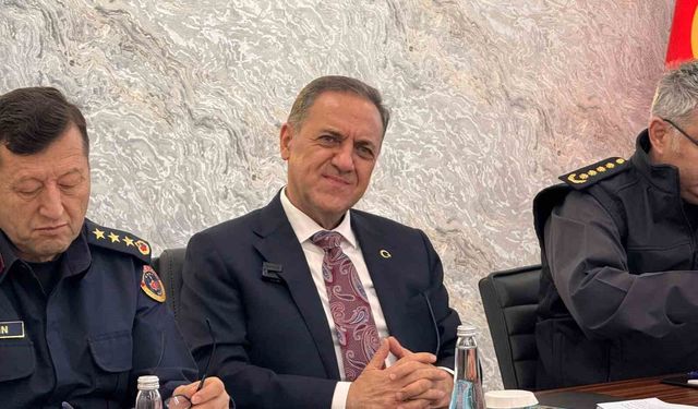 Vali Usta, 2025 yıllı asayiş verilerini paylaştı