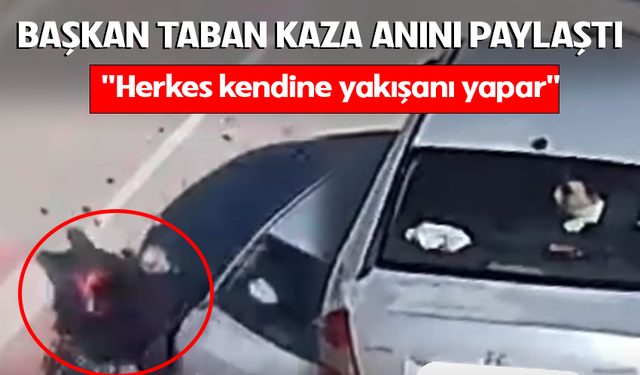 İnegöl Belediye Başkanı Alper Taban kaza anını paylaştı! "Herkes kendine yakışanı yapar"