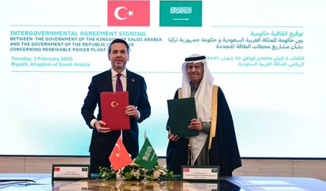 Türkiye–Suudi Arabistan arasında 2 milyar dolarlık yenilenebilir enerji anlaşması