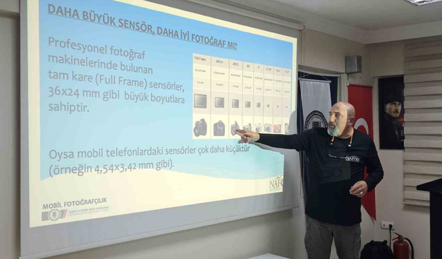 Kameralar cebe girdi: Fotoğraf tutkunlarına cep telefonu eğitimi veriliyor