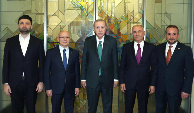 Bursaspor yönetimi Cumhurbaşkanlığı'nda