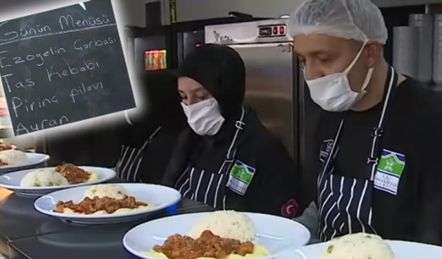 Belediye'den Semt Lokantası! 4 çeşit yemek 55 lira