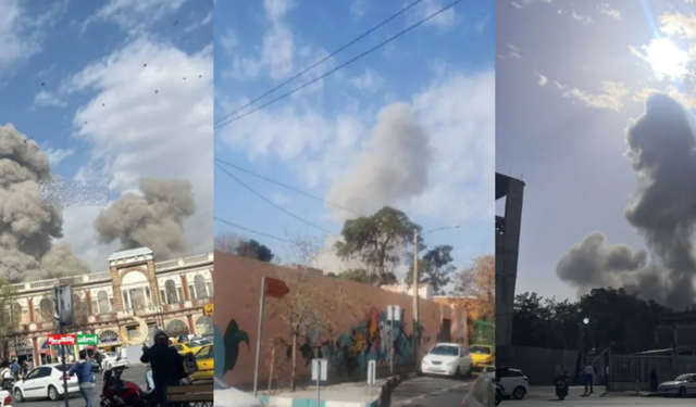 İsrail İran'a saldırı başlattı! Peş peşe patlama sesleri duyuldu