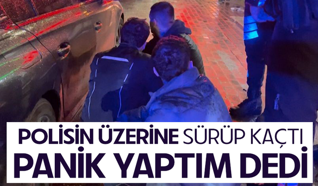 Bursa'da  alkolsüz sürücüsü, Yunus ekiplerini görünce gaza bastı