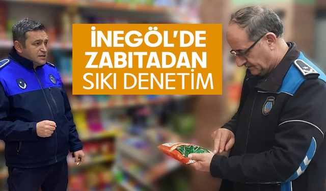 Bursa İnegöl'de Zabıta Ekiplerinden Market Ve Bakkallara Denetim