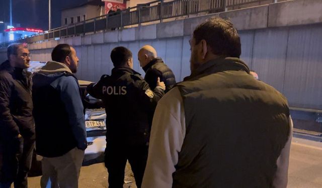 Bursa’da zincirleme kaza sonrası taraflar birbirine girdi