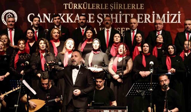 Çanakkale ruhu türkülerle yaşatıldı
