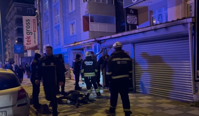 Çerkezköy'de iş yeri yangını