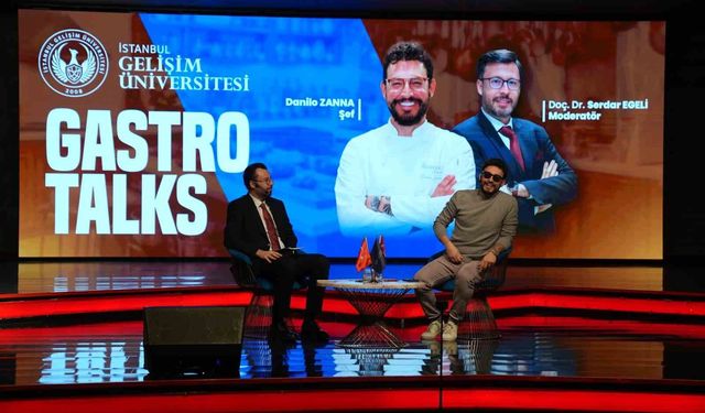 Danilo Zanna, gastronomi kariyerine dair deneyimlerini öğrencilerle paylaştı