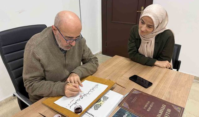 Esenyurt'ta yeni hattatlar yetişiyor