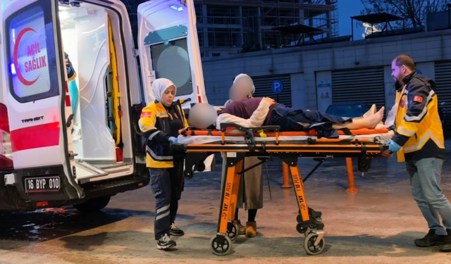 Bursa İnegöl'de vicdansız sürücü çarpıp kaçtı