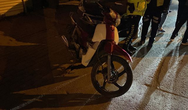 Bursa İnegöl'de park halinde araca daldı