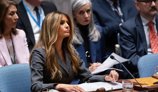 Melania Trump, İran'daki okul saldırısı sonrası BM'de çocuklar için konuştu