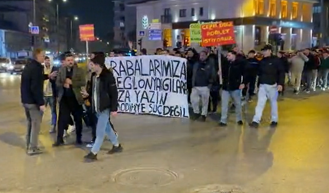 Bursa İnegöl’de trafik cezalarına tepki için yürüdüler