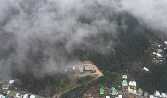 Uludağ'dan inen sis Bursa'yı sardı