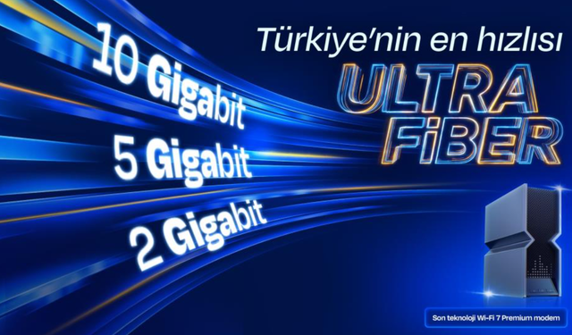 Turkcell Superonline 2, 5 ve 10 Gbps hız paketlerini sunmaya başladı