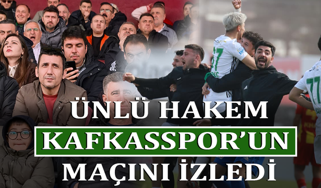 İnegöl'de Arda Kardeşler Kafkasspor'un maçını izledi