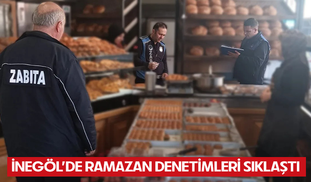 Bursa İnegöl'de Zabıta Ekiplerinden Ekmek Fırınları Ve Unlu Mamul Üreticilerine Denetim