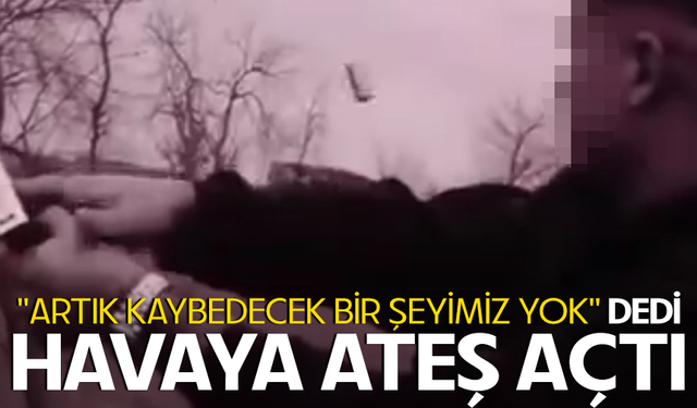 Bursa Yıldırım'da "Artık kaybedecek bir şeyimiz yok" deyip havaya ateş açtı