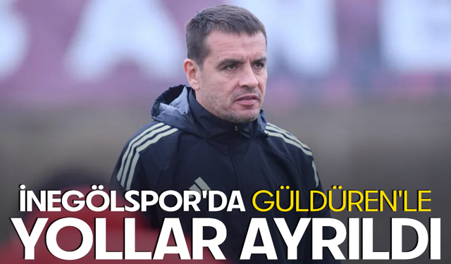 İnegölspor'da Güldüren'le yollar ayrıldı