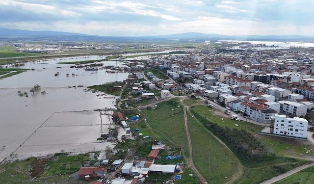 Bursa Karacabey Ovası sular altında kaldı!