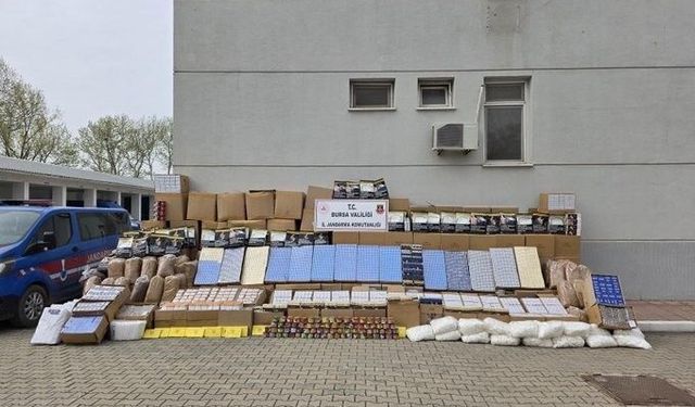 Bursa’da kaçak tütün baskını!