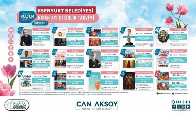 Esenyurt'ta bahar kültür ve sanatla karşılanıyor