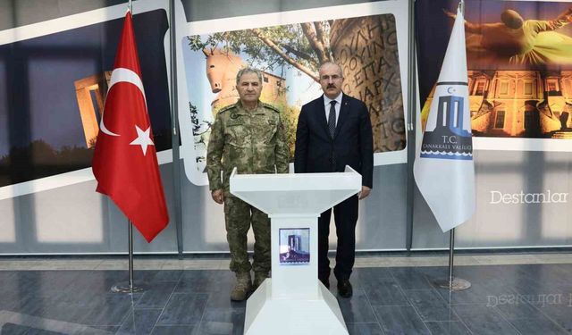 Kara Kuvvetleri Komutanı Orgeneral Tokel'den Vali Toraman'a ziyaret