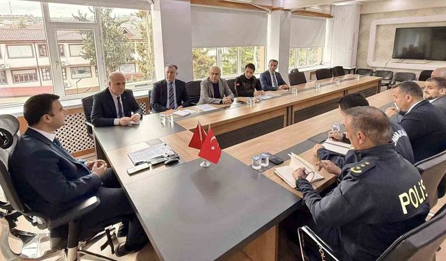 Orman Yangınlarıyla Mücadele Toplantısı gerçekleştirildi