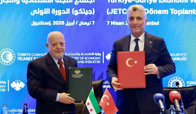Ticaret Bakanı Bolat: 'Suriye ile ikili ticarette hedef 10 milyar dolar'