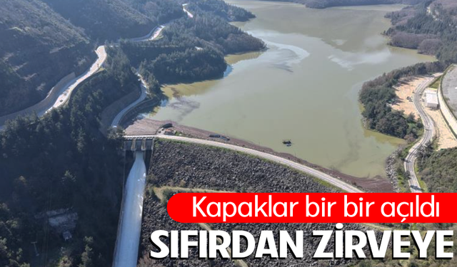 Bursa'da barajların kapakları açıldı