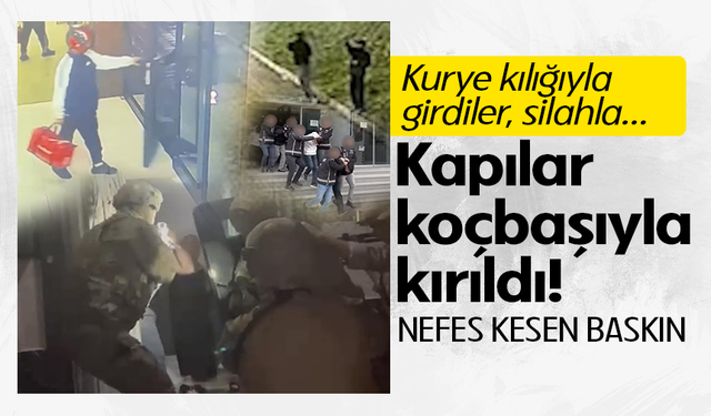 Bursa'da kurye kılığıyla girdiler, silahla alıkoydular...