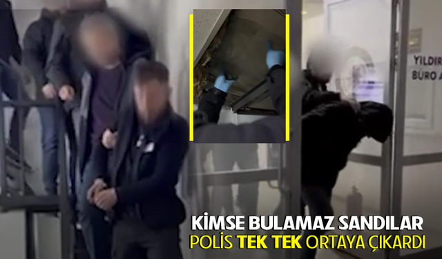 Bursa'da uy*şturucuyu tavan arasına sakladılar… Polis tek tek ortaya çıkardı