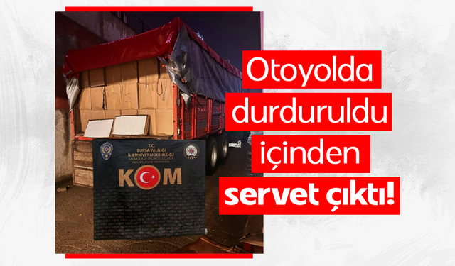 Bursa'da 4 milyonun üzerinde dolu makaron ele geçirildi