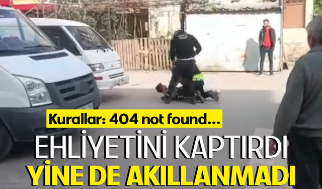 Bursa'da ehliyetini kaptırdı yine de akıllanmadı