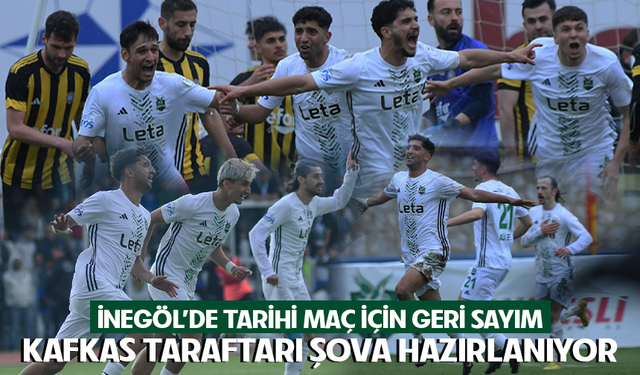 İnegöl Kafkasspor şampiyonluk maçına çıkıyor