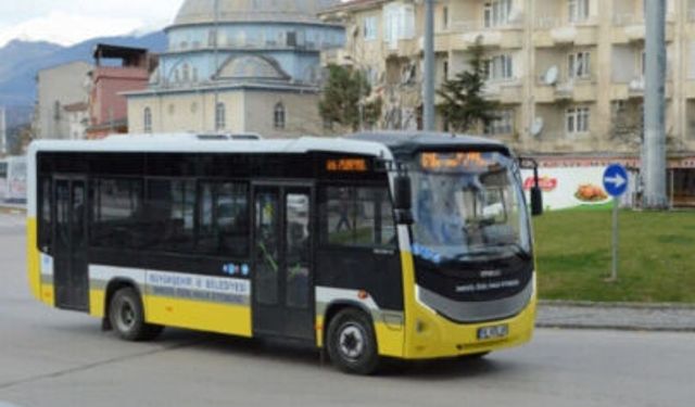 İnegöl'de 1 Mayıs'ta toplu ulaşım ücretsiz