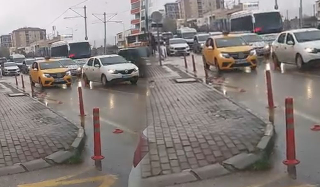 Bursa'da tehlikeli manevraya ceza: 3 bin lira kesildi