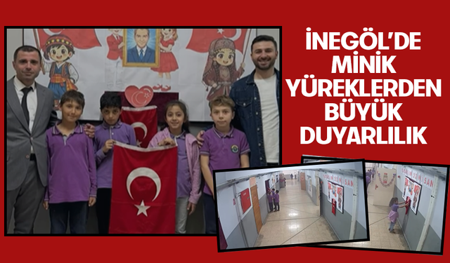 İnegöl'de minik yüreklerden büyük duyarlılık!