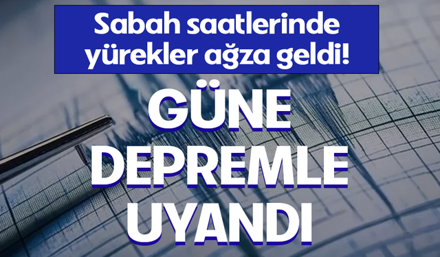 Van'da 5,2 büyüklüğünde deprem!