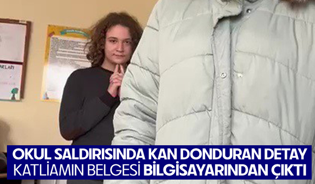Okul saldırısında kan donduran detay | Katliamın belgesi bilgisayarından çıktı
