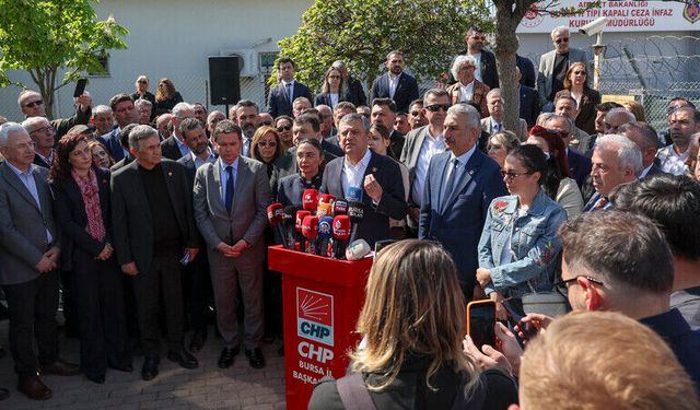 CHP Bursa'dan Özel'e açık destek