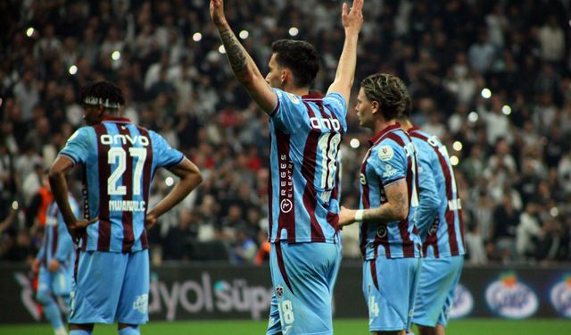 Trendyol Süper Lig: Beşiktaş: 1 - Trabzonspor: 2 (Maç sonucu)