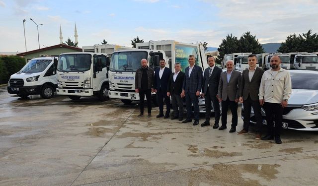 Gölcük'ün araç filosu 5 yeni araçla güçlendirildi