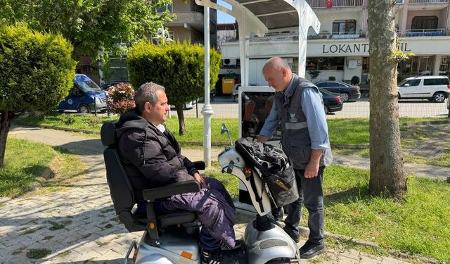 Sapanca'da engelli araç şarj istasyonu kuruldu