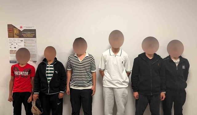 Tekirdağ'da kablo hırsızı 6 çocuk yakalandı